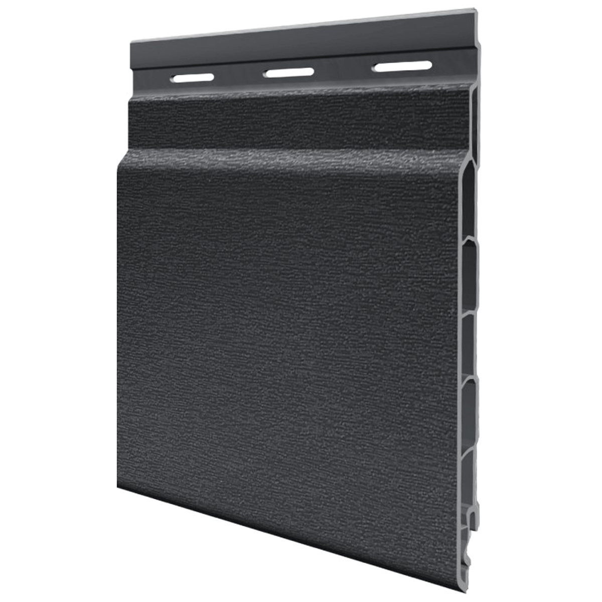 vinyPlus rondkant 150mm zwartgrijs