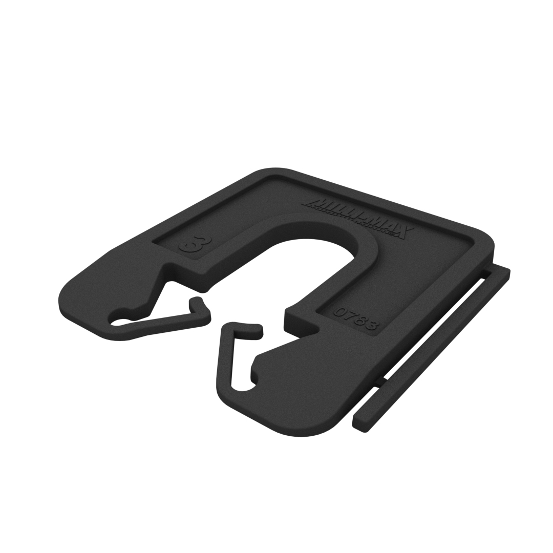 Millimax uitvulplaatje 3mm 130st ZWART
