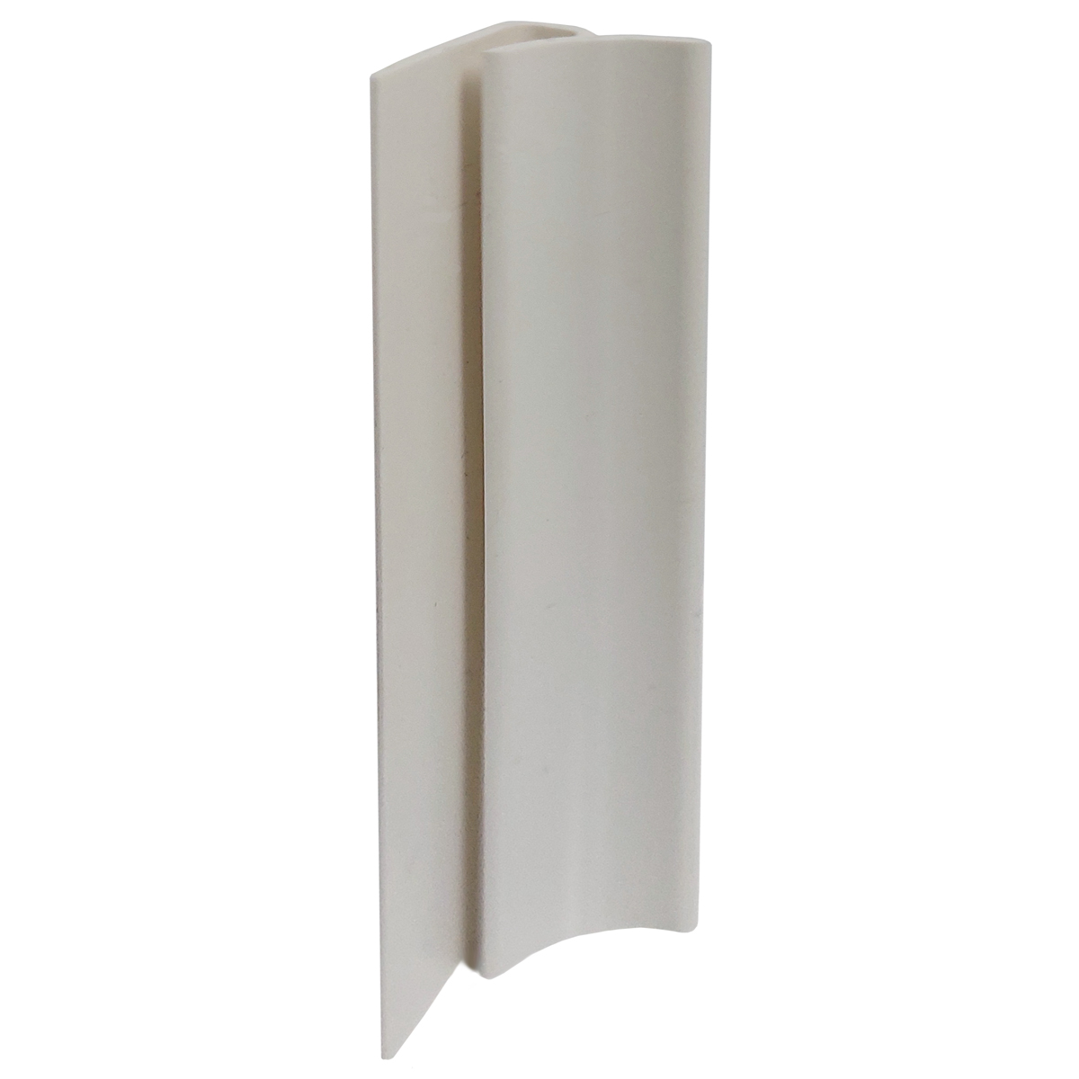 Ronde binnenhoek wit 3m