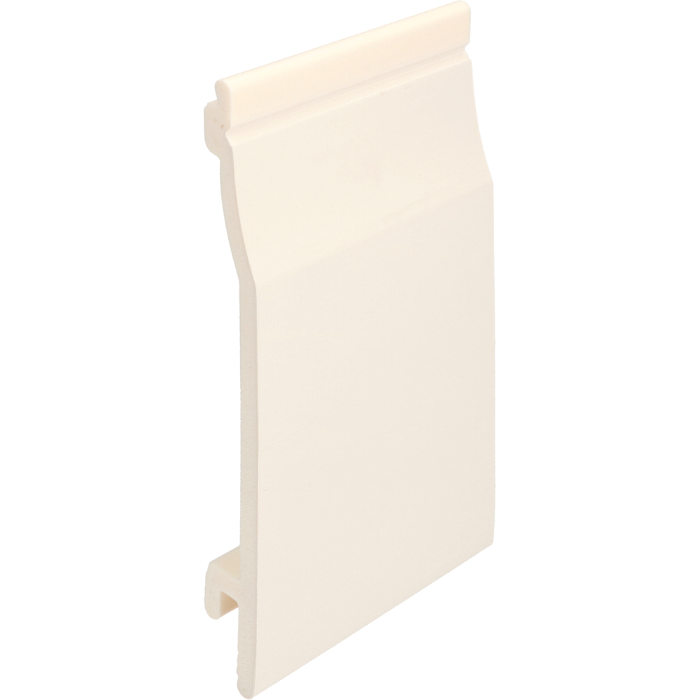 Rabatdeel hardschuim 150mm creme 600cm