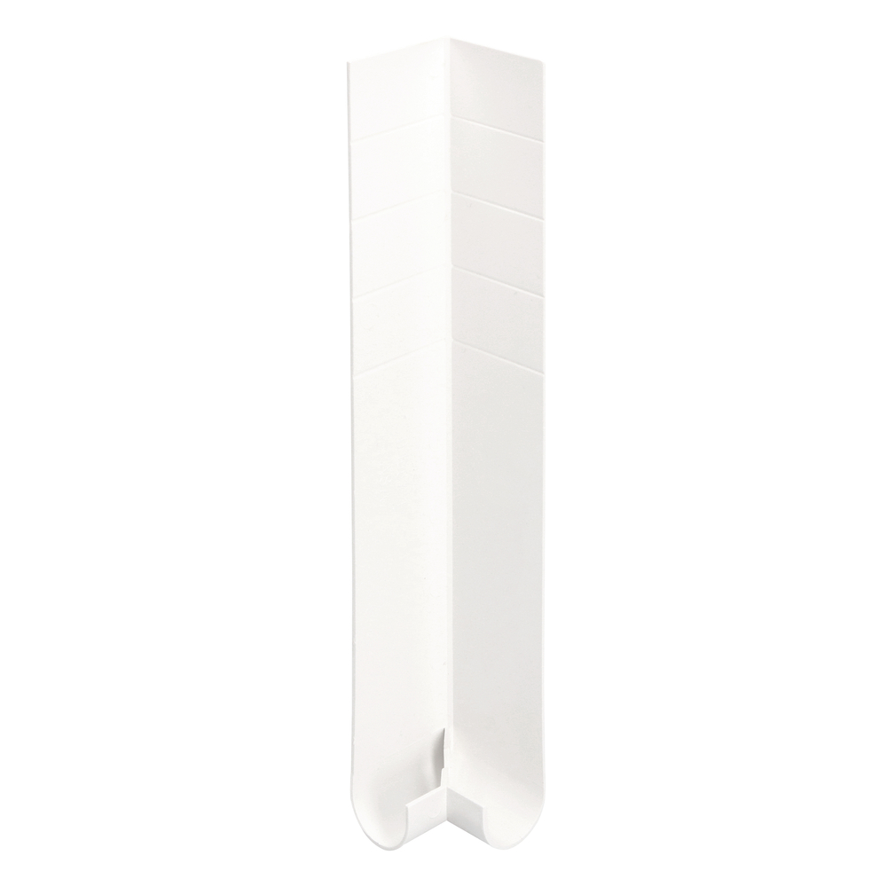 Bullnose Uitwendig hoek 250x25mm wit