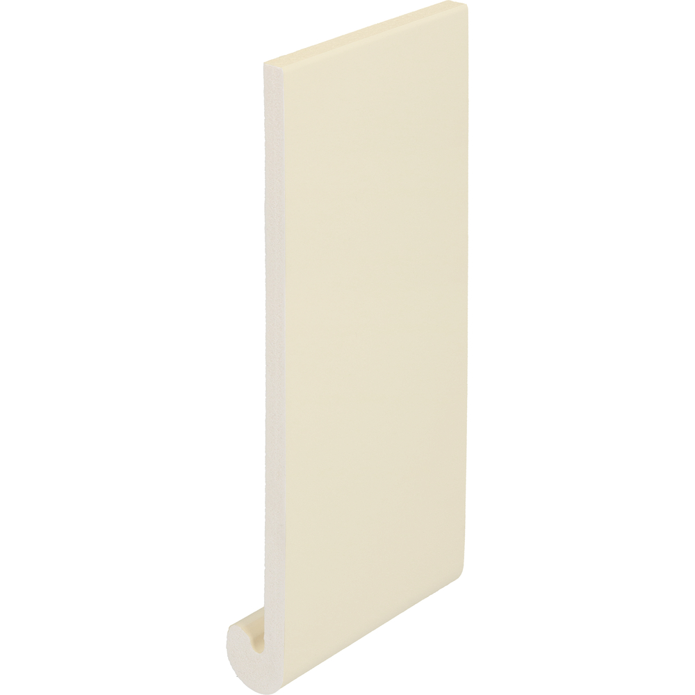 Paneel afgerond 250x25x9mm creme 600cm
