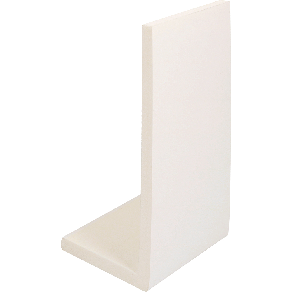 Hoekpaneel 175x75x9mm wit 500cm