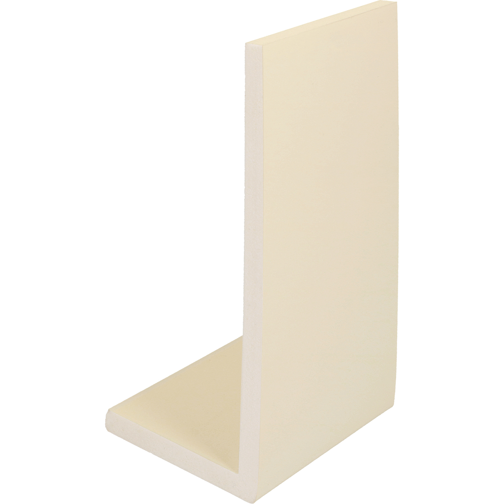 Hoekpaneel 225x75x9mm creme 500cm