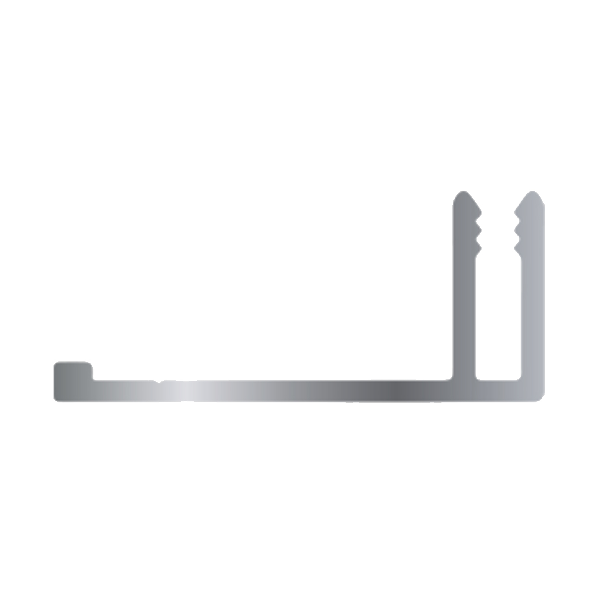 Novalit eindprofiel alu ALUMINIUM