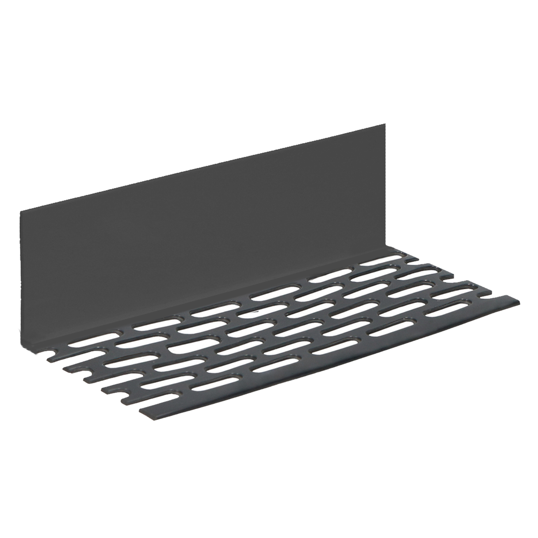 Ventilatie Hoekprofiel 30x30 zwart 3mtr